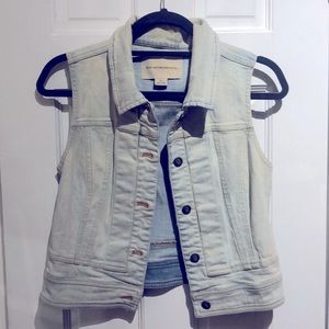Pilcro denim vest